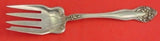 Wedding Rose by Watson Sterling Silver Cold Meat Fork  8 7/8"