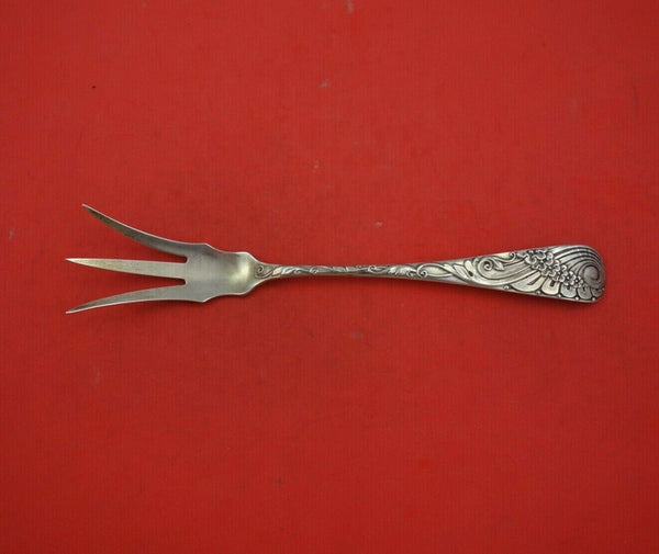 Davis and Galt Sterling Silver Lettuce Fork 9" Serving Silverware Heirloom