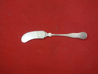 Kings by Bailey & Kitchen plain stem & back Coin Silver Master Butter FH 7 1/2"