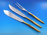 Kopenhagen Gold by Wmf 800 Silver Flatware Service 12 Dinner Set 178 pcs Modern