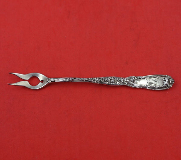 Chrysanthemum by Tiffany and Co Sterling Silver Butter Pick 2-Tine 6" Serving