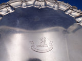 A. Benson & A. Henry Benson English Victorian Sterling Silver Salver Tray #8426
