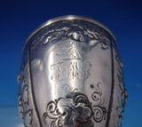 Peter and Ann Bateman English Georgian Sterling Silver Wine Goblet Grapes #5245