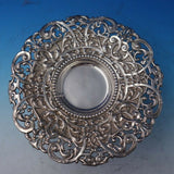 Brunswick French .950 Silver Wine Coaster Pair Wide Pierced Border 9" (#5474)
