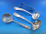 Wave Edge by Tiffany Sterling Silver Flatware Set Service 259 pcs Fitted Chest