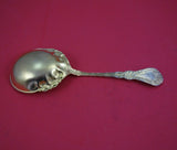 Orient by Alvin Sterling Silver Berry Spoon Vermeil with Enamel Sailboats in Box