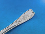 Lap Over Edge Acid Etched by Tiffany Sterling Pastry Fork with Gourds 6 1/4"