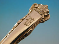English Shell by Lunt Sterling Silver Flatware Set Service 84 pcs M Monogram