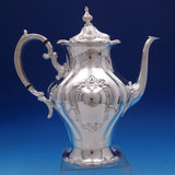 Chantilly by Gorham Silverplate Coffee Pot Never Used #YC1301 6"x10 1/2" (#8532)