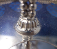 Beaded by Deane and Co London Bridge English Silverplate Cruet Set Holder #5961