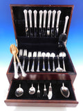 Silver Plumes by Towle Sterling Silver Flatware Set for 8 Service 49 pcs Dinner