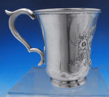 William Gale and Son Coin Silver Baby Cup Chased Repoussed Flowers (#8881)