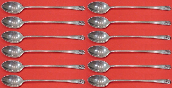 Spring Glory by International Sterling Silver Iced Tea Spoon Set 12 pcs 7 1/2"