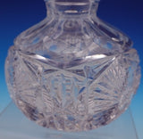 Gorham Sterling Silver Cut Crystal Glass Perfume Bottle D1668 Floral (#9145)