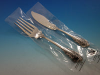 Grande Baroque by Wallace Sterling Silver Flatware Set Service 70 pc Dinner New
