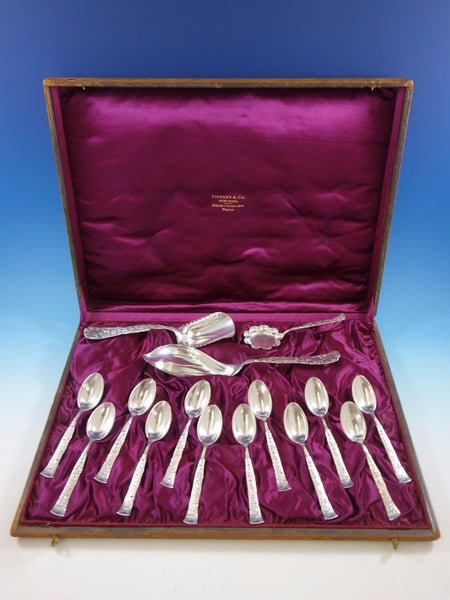 Vine by Tiffany and Co. Sterling Silver Ice Cream Set with Original Fitted Box