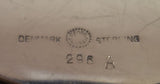 Georg Jensen Sterling Silver Coaster with Engraved Deer #296A (#1682)