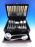 Chevron #37 by Christofle Silverplate Flatware Service Set 73 pieces total