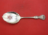 Old Colonial by Towle Sterling Silver Tomato Server pierced w/ flower  7 7/8"