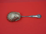La Marquise by Reed and Barton Sterling Berry Spoon GW w/ chrysanthemums 9"