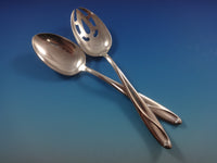 Silver Sculpture by R&B Sterling Silver Flatware Set 12 Service 84 Pcs Modern