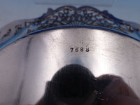 Roger Williams Sterling Silver Fruit Bowl Floral Pierced Chased #768S (#8222)