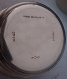 Brand-Chatillon Co Sterling Silver Dish with Lid and Glass Liner #459 (#8830)