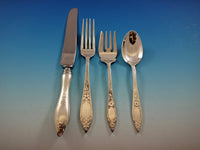 Lady Claire by Stieff Sterling Silver Flatware Set for 8 Service 32 pieces