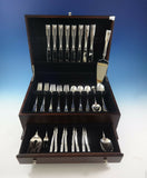 Colonial Theme by Lunt Sterling Silver Flatware Set For 8 Service 52 Pieces
