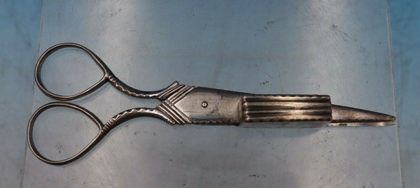 Silverplate Wick Cutter / Trimmer Scissors 4 7/8" (#6595)