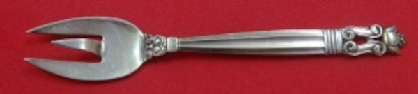 Acorn by Georg Jensen Sterling Silver Lemon Fork 3-Tine Raised Center GI/GJ Mark