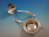 Buckingham Narrow by Shreve Sterling Silver Massive Flatware Set Service F mono
