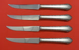 Chased Romantique by Alvin Sterling Silver Steak Knife Set 4pc HHWS Custom