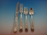 Old Maryland Engraved by Kirk Sterling Silver Flatware Set 8 Service 44 Pcs
