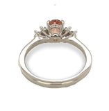 14k Gold 1.19ct Precious Genuine Natural Topaz and .17ct Diamond Ring (#J7113)