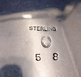 Blossom by William L. deMatteo Sterling Silver Bowl #58 Modern Feet (#8394)