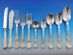 Kings by D&H and various Sterling Silver Flatware Set for 12 Service 124 Pieces