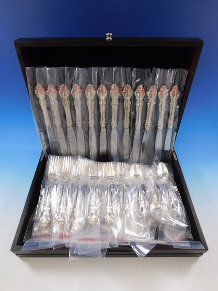 Spanish Baroque by Reed & Barton Sterling Silver Flatware Set Service 48 pcs New