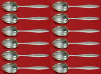 Diamond by Reed and Barton Sterling Silver Grapefruit Sp Custom Set 12pcs Fluted