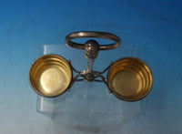 Beaded by Georg Jensen Sterling Silver Condiment Caddy Gold washed #134 (#6134)