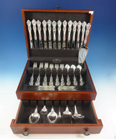 Debussy by Towle Sterling Silver Flatware Set For 12 Service 67 Pieces