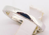 14k White Gold 2.5mm Ring Band with Engraved Sides (#J3938)