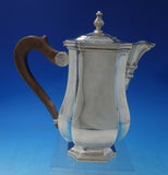 Charles Tirbour Orfevre French .800 Silver Tea Set 4pc with Wood Handles (#5520)