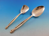 Copenhagen by Manchester Sterling Silver Flatware Set for 12 Service 53 Pieces