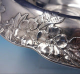 Lap Over Edge Acid Etched by Tiffany and Co Sterling Silver Fruit Bowl (#4975)
