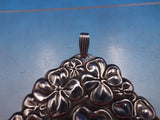 Reed & Barton Sterling Silver Whistle Pendant 4-Leaf Clover Good Luck (#6934)