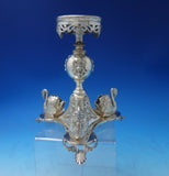 Silverplate Centerpiece with Swans and Mythical Animals c1880 7 1/4 #5444