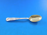 Lap Over Acid Etched by Tiffany  Sterling Silver Coffee Spoon GW Seed Pods 4 3/4
