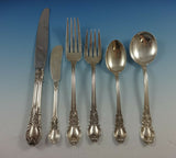 American Victorian by Lunt Sterling Silver Flatware Set 8 Service 51 Pieces