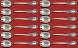 American Victorian by Lunt Sterling Silver Ice Cream Dess. Fork Custom Set 12pc
